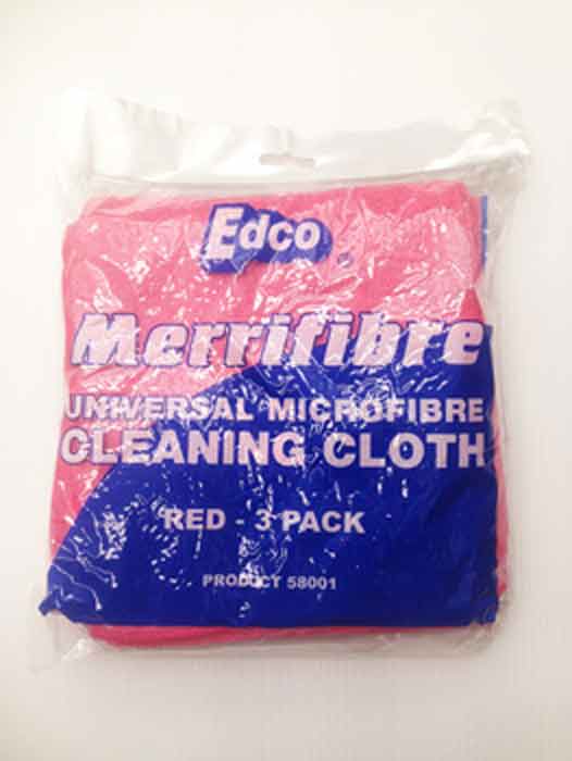 EDCO MICROFIBRE CLOTH BLUE 3 PACK