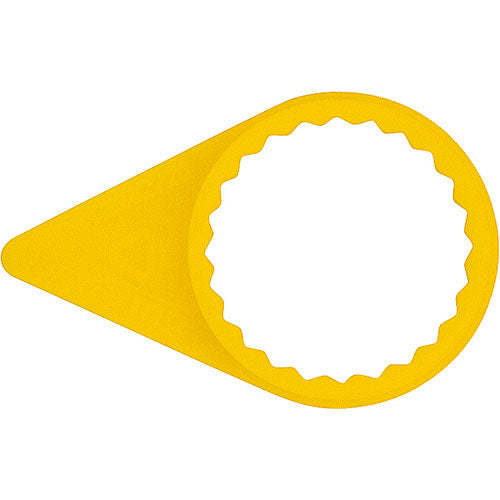 WHEEL NUT INDICATOR YELLOW 25MM