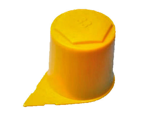 WHEELNUT INDICATOR YELLOW 33MM