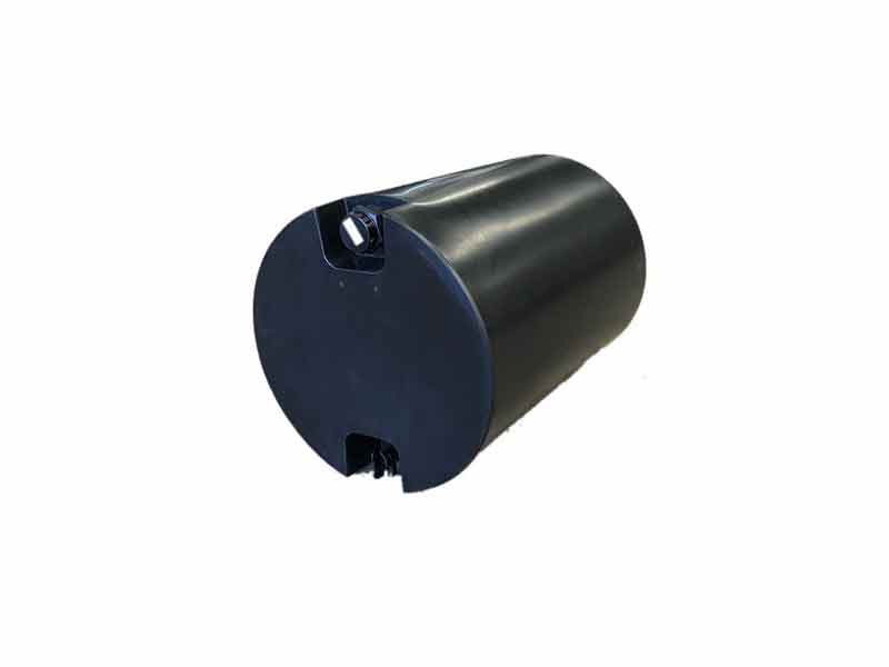 WATER TANK BLACK PLASTIC ROUND 60L