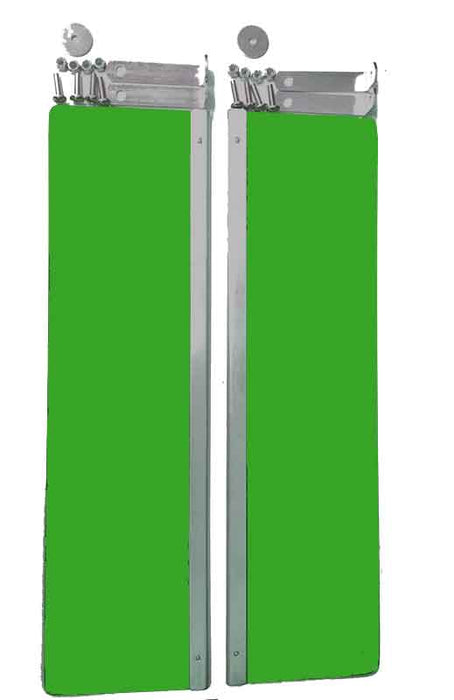 BONNET SIDE DEFLECTOR KIT GREEN 550MM