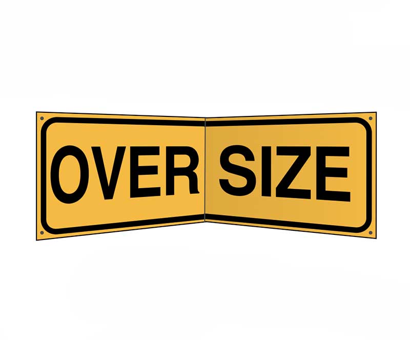 OVERSIZE 1200X450MM FOLDING HARD PLASTIC