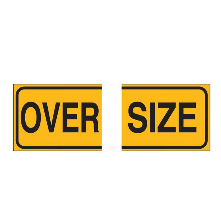 OVERSIZE  600X450MM  2 PIECE DECAL