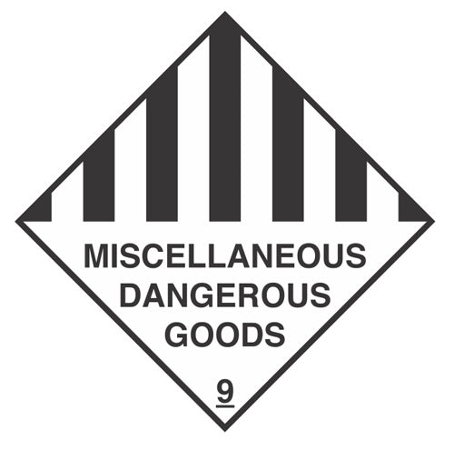 CL 9 MISCELLANEOUS DANGEROUS GOODS SS