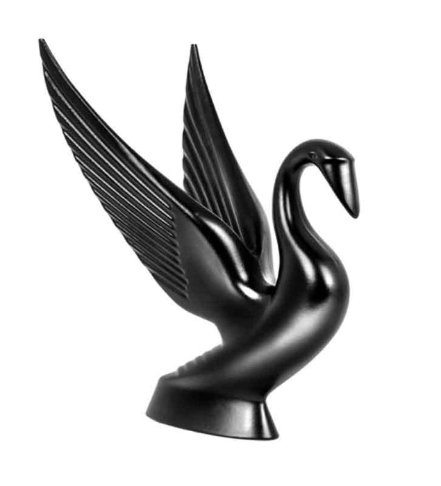 SWAN HOOD ORNAMENT MATTE BLACK