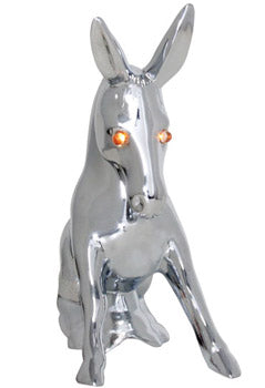 MASCOT CHROME DONKEY WITH LED EYES