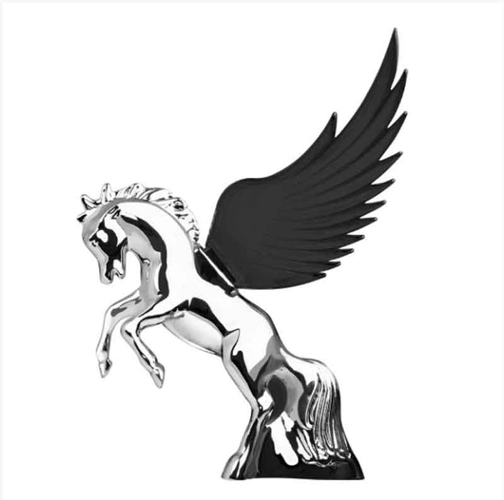 CHROME STALLION  MASCOT BLACK WINGS