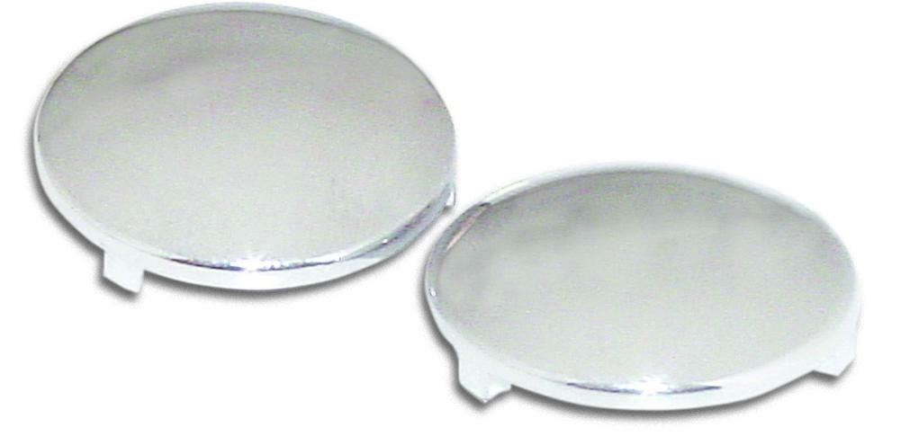 KW CHROME PLASTIC UPHOLSTERY PLUGS X 10