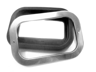 STAINLESS RECTANGULAR GROMMET COVER