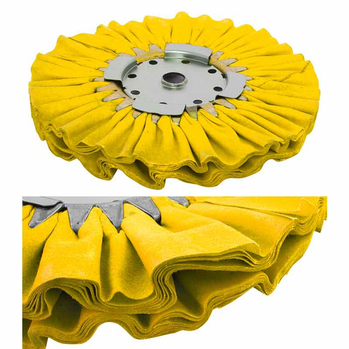 AIRWAY BUFFING WHEEL 16 PLY YELLOW