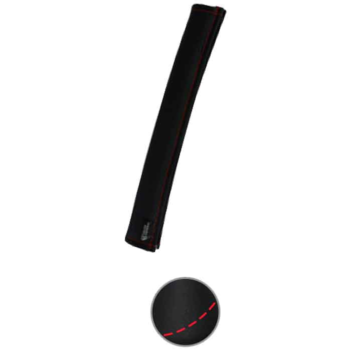 GEAR STICK COVER 430MM MATTE BLACK RED