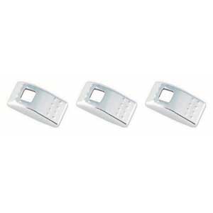 CHROME ROCKER SWITCH COVER X 3