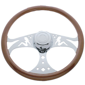 STEERING WHEEL 3 SPOKE GIRLS STYLE