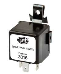 HELLA ELECTRONIC FLASHER UNIT 12V 3PIN