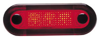 HELLA RED WIDE RIM LAMP LED 24V