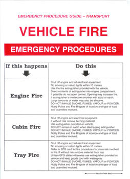 EPG VEHICLE FIRE LAMINATED LEAFLET