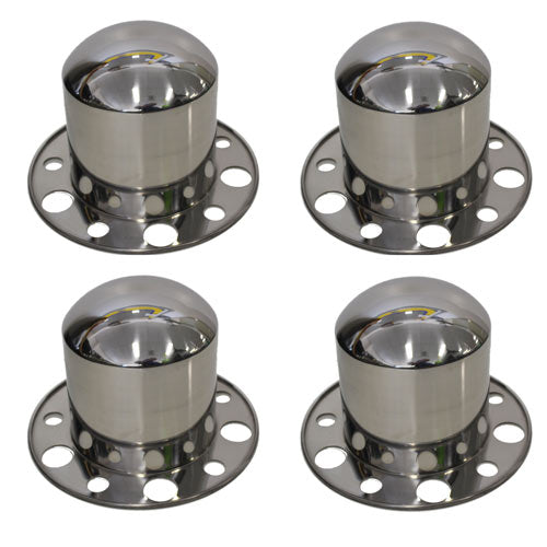 STAINLESS TOP HAT REAR AXLE COVER X 4PC