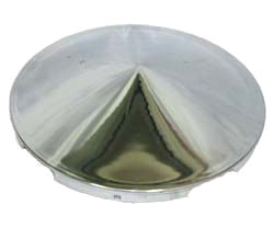 HUB CAP CHROME  8 5/8IN CONE SHAPE