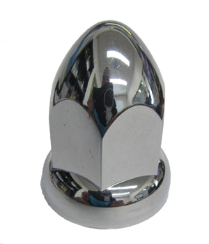 NUT COVER CHROME PLASTIC 32MM STANDARD