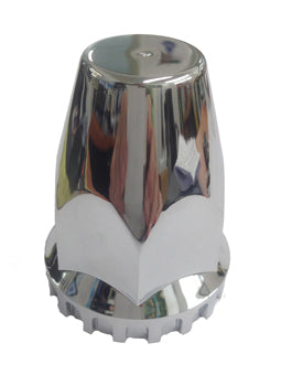 NUT COVER CHROME PLASTIC PUSH ON STYLE