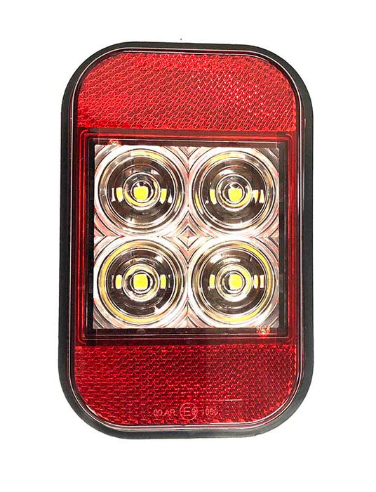 LED REAR REVERSE LAMP WHITE 12/24V