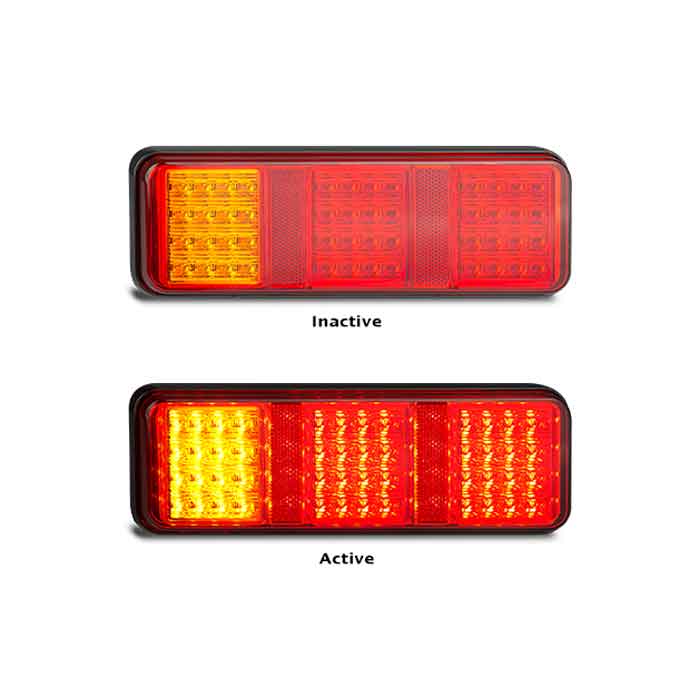 LED STOP/TAIL/INDICATOR COMBO LAMP 12/24