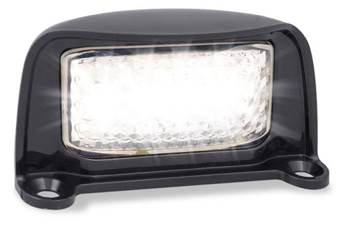 LED LICENCE PLATE LAMP BLACK LED 12/24V