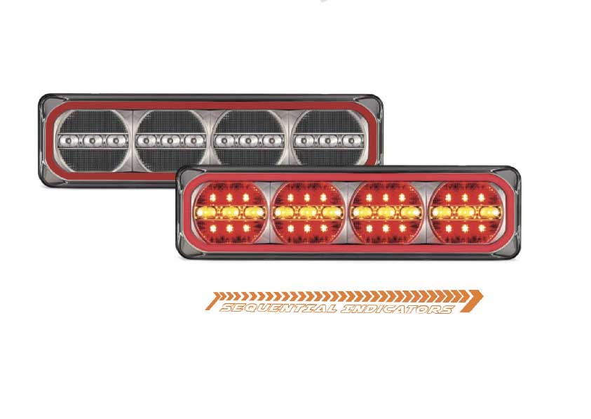 LED STOP/TAIL/INDICATOR SEQUENTIAL COMBO