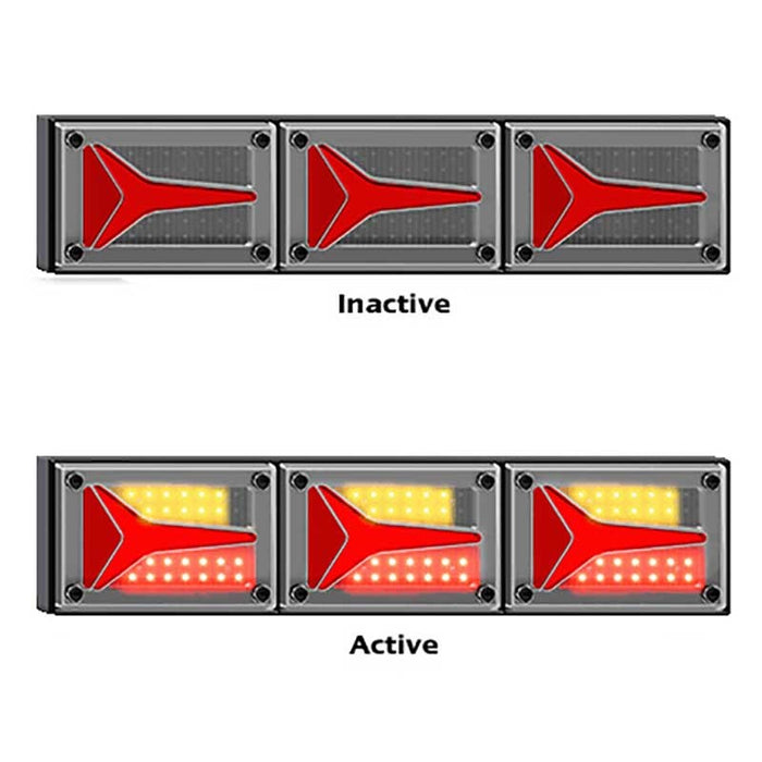 LED JUMBO 595 SERIES SEQUENTIAL LAMP X 2