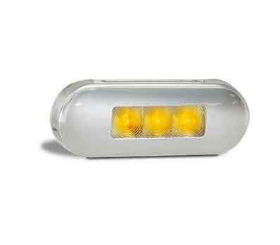 LED MARKER AMBER/AMBER STAINLESS