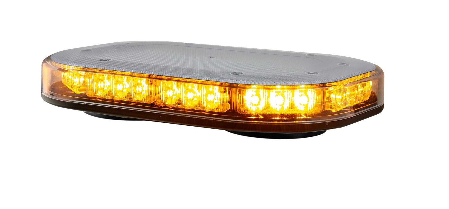 LED EMERGENCY LIGHT BAR CLR/AMB MAGNETIC