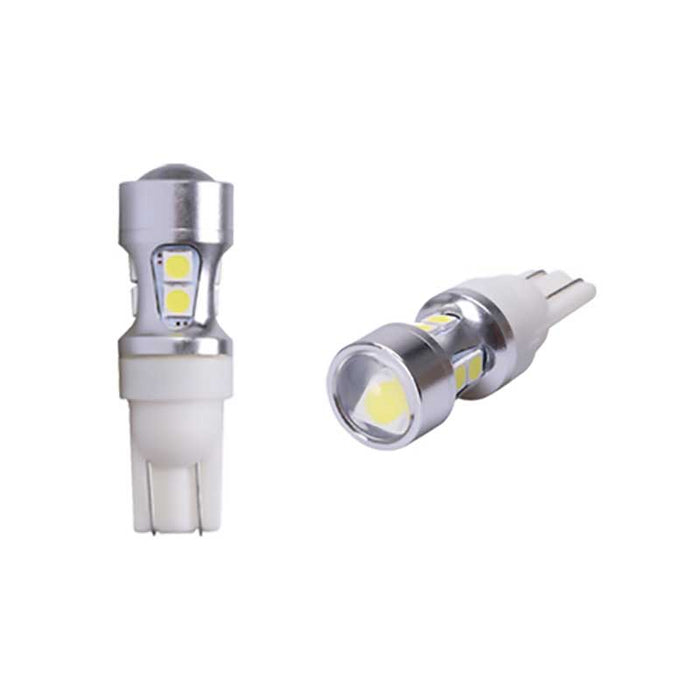 T10 WHITE WEDGE BULB, 12-24 VOLT,380 EFF