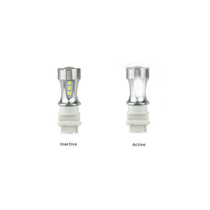 T20 WHITE REVERSE WEDGE BULB 12-24 VOLT