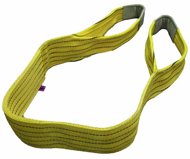 POLYESTER FLAT SLING YELLOW 5 METRE