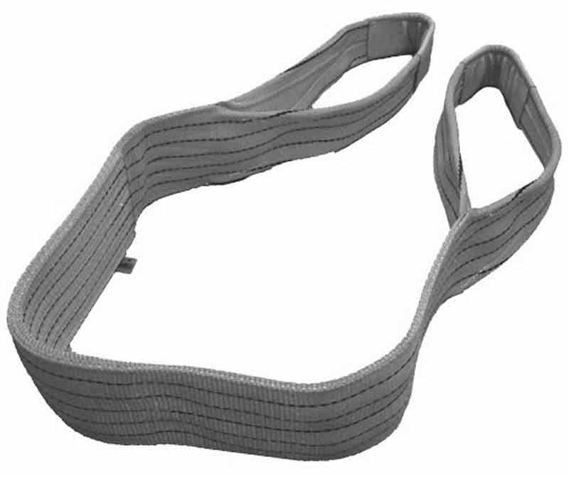 POLYESTER FLAT SLING GREY 4 METRE