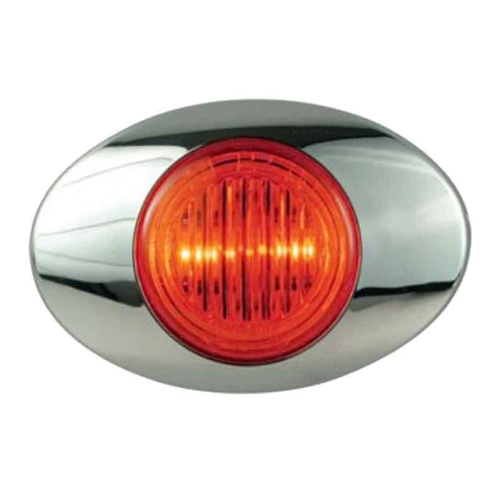 PANEL LIGHT LED CLEAR/RED 12 VOLT