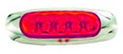 LUCIDITY LED SIDE MARKER RED 12/24V