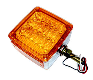 LUCIDITY LED SQUARE INDICATOR AMB/AMBER