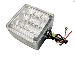 LUCIDITY LED SQUARE INDICATOR CLEAR/AMB