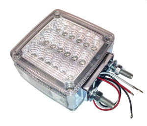 LUCIDITY LED SQUARE INDICATOR CLEAR/AMB