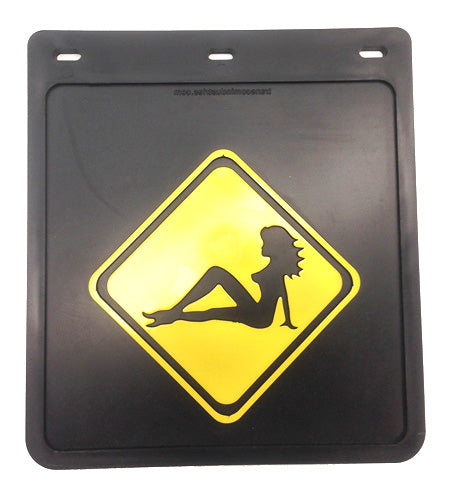 MUDFLAP 250X230MM DIAMOND GIRL