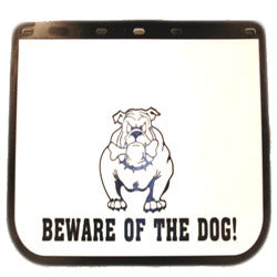 MUDFLAP 280MM X 280MM BEWARE OF THE DOG