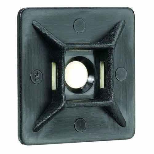 CAB TIE MOUNTS BLACK 28MM 100PC