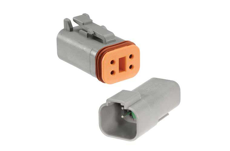 DT DEUTSCH CONNECTOR 4 WAY M & F