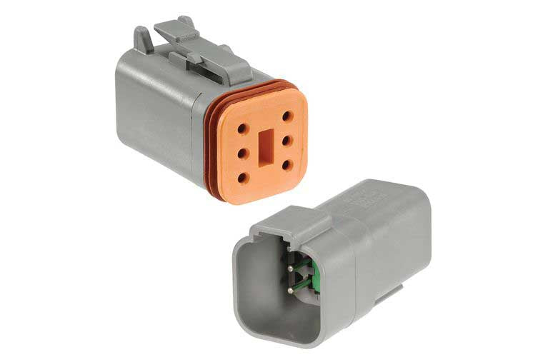 DT DEUTSCH CONNECTOR 6 WAY M & F