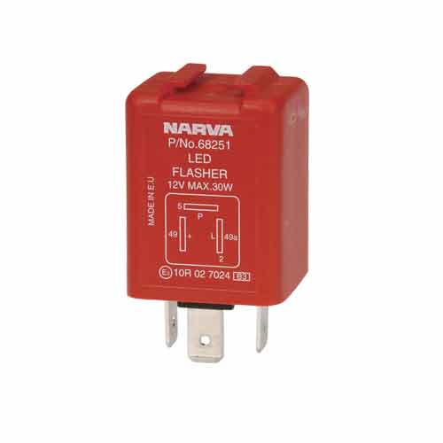 LED ELECTRONIC FLASHER 12 VOLT 3 PIN