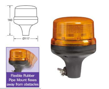 EUROTECH LED STROBE/ROTATOR LOW PROFILE