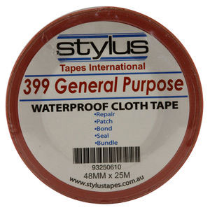 STYLUS 399 CLOTH TAPE RED 48MM X 25M