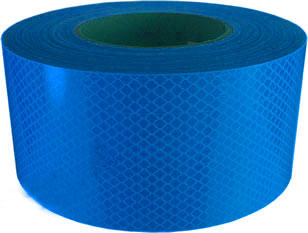 REFLECTIVE PRISMATIC TAPE BLUE PER METRE