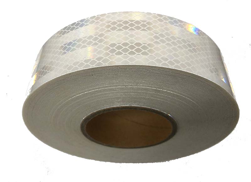 REFLECTIVE PRISMATIC TAPE WHITE PER METR